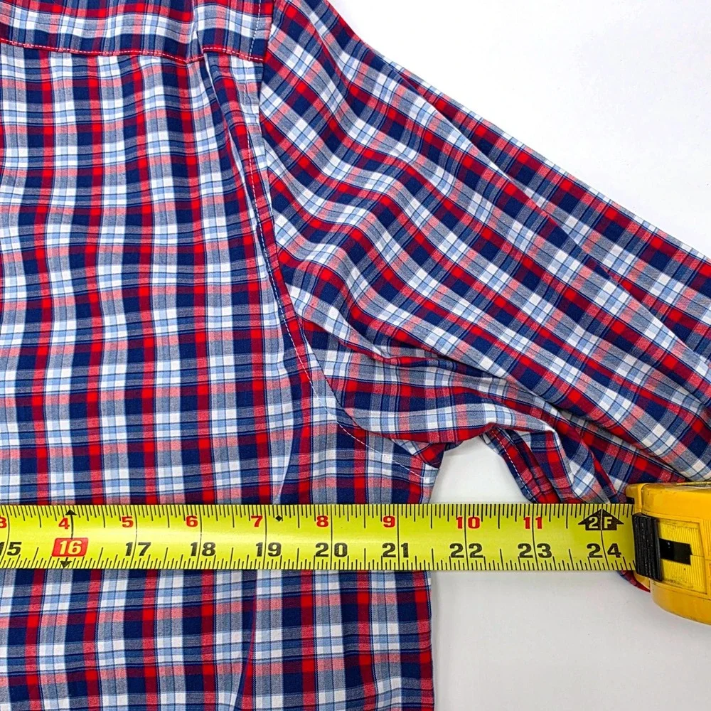Vineyard Vines by‎ Shep & Ian Classic Fit Whale Shirt Red White Blue Size M